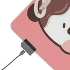 Vibrant LED Ambiance Mouse Pad with Detachable USB Connector - Cosparty