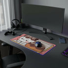 Vibrant LED Ambiance Mouse Pad with Detachable USB Connector - Cosparty