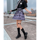 Vibrant Plaid School Girl Skirt Available in Plus Sizes up to 2XL - skirt