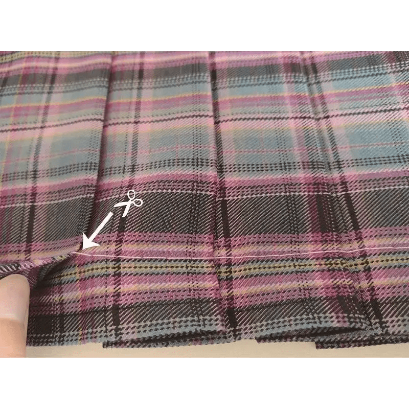 Vibrant Plaid School Girl Skirt Available in Plus Sizes up to 2XL - Cosparty