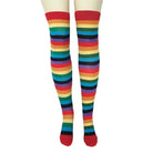 Vibrant Rainbow High Socks for Pride and Comfort - Cosparty