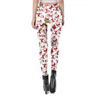 Vibrant Santa Claus Leggings for a Festive Holiday Look - Cosparty