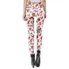 Vibrant Santa Claus Leggings for a Festive Holiday Look - Cosparty
