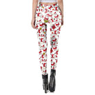 Vibrant Santa Claus Leggings for a Festive Holiday Look - leggings