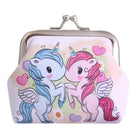 Vibrant Unicorn Coin Bag in Pastel Kawaii Styles - Cosparty