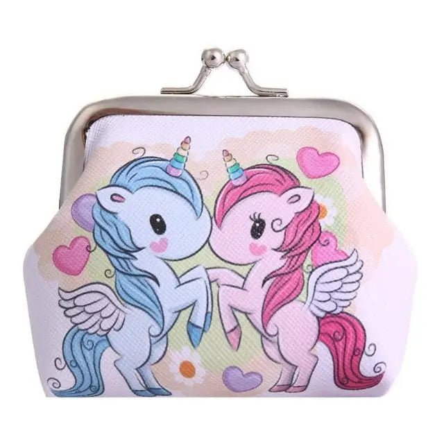 Vibrant Unicorn Coin Bag in Pastel Kawaii Styles - Cosparty