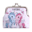 Vibrant Unicorn Coin Bag in Pastel Kawaii Styles - Cosparty