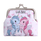 Vibrant Unicorn Coin Bag in Pastel Kawaii Styles - Purse