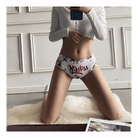 Vibrantly Floral Printed Whore Full - Brief Panties for Cosparty Fun - Cosparty