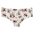 Vibrantly Floral Printed Whore Full-Brief Panties for Cosparty Fun - underwear