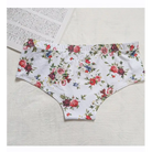 Vibrantly Floral Printed Whore Full-Brief Panties for Cosparty Fun - underwear