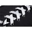 Victorian Era Inspired Cute Snap Crotch Corset Back Bodysuit - Cosparty