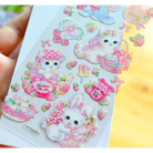 Vintage Inspired Kitten Stickers for Creative Decor - stickers