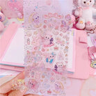 Vintage Inspired Kitten Stickers for Creative Decor - Cosparty