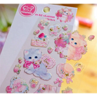 Vintage Inspired Kitten Stickers for Creative Decor - stickers
