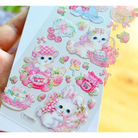 Vintage Inspired Kitten Stickers for Creative Decor - stickers