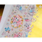 Vintage Inspired Kitten Stickers for Creative Decor - Cosparty