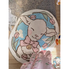 Vintage Lamb Floor Mat for Kawaii Bedrooms and Aesthetic Spaces - Door Mats