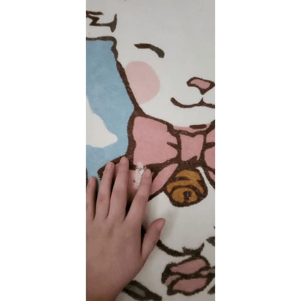 Vintage Lamb Floor Mat for Kawaii Bedrooms and Aesthetic Spaces - Cosparty