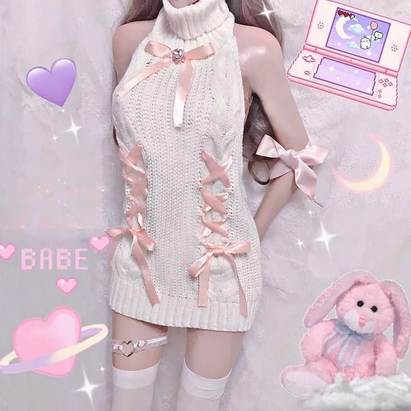 Virgin Killer Sweater Dress for Sexy Otaku Style - Cosparty