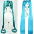 VOCALOID Hatsune Miku wig anime wig standard version Miku tiger mouth clip double ponytail cos wig