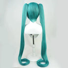 VOCALOID Hatsune Miku wig anime wig standard version Miku tiger mouth clip double ponytail cos wig