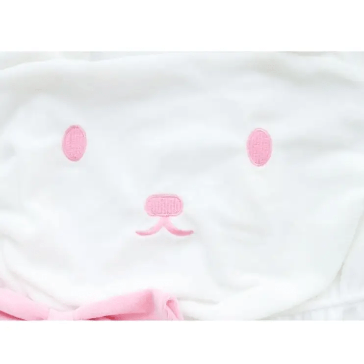 White and Pastel Pink Fairy - Kei Suspender Shortalls - Cosparty