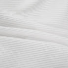 White Fur Trim Striped Cable Knit Cardigan for Cozy Days - Cosparty