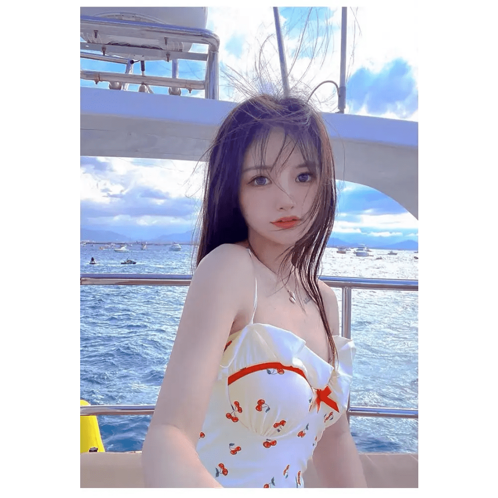 White & Red Cherry Print Adult Onesie for Cute Lounging - Cosparty