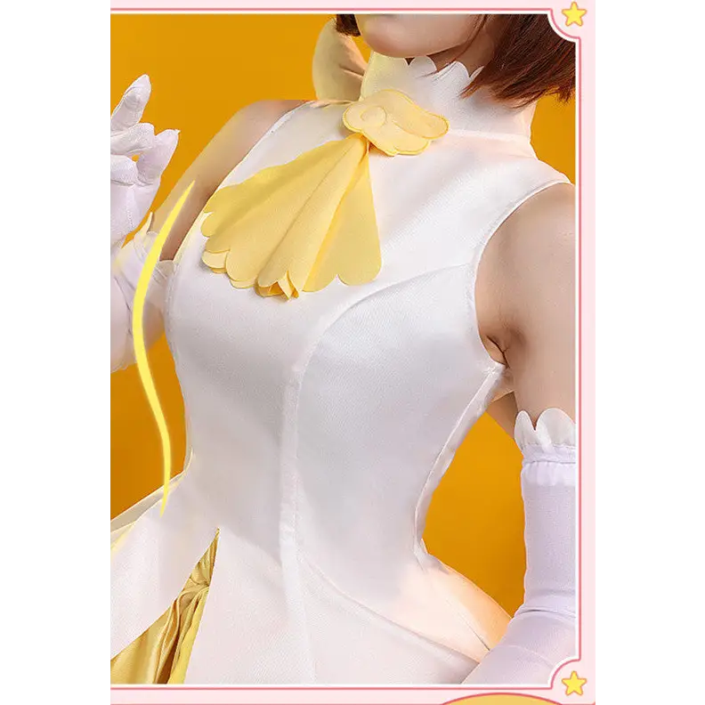 Yellow Card Captor Sakura Cosplay Costume in Premium Quality Materials - costume