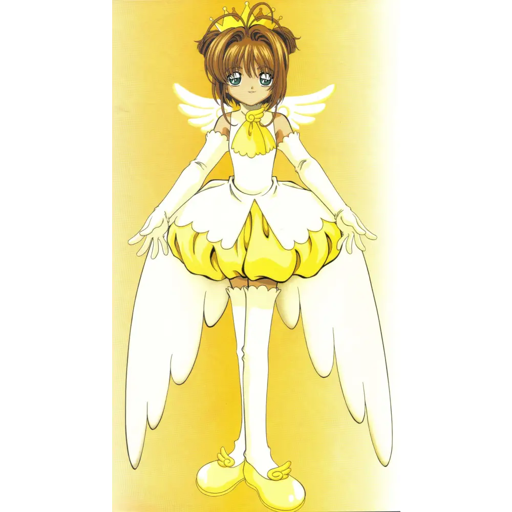 Yellow Card Captor Sakura Cosplay Costume in Premium Quality Materials - costume