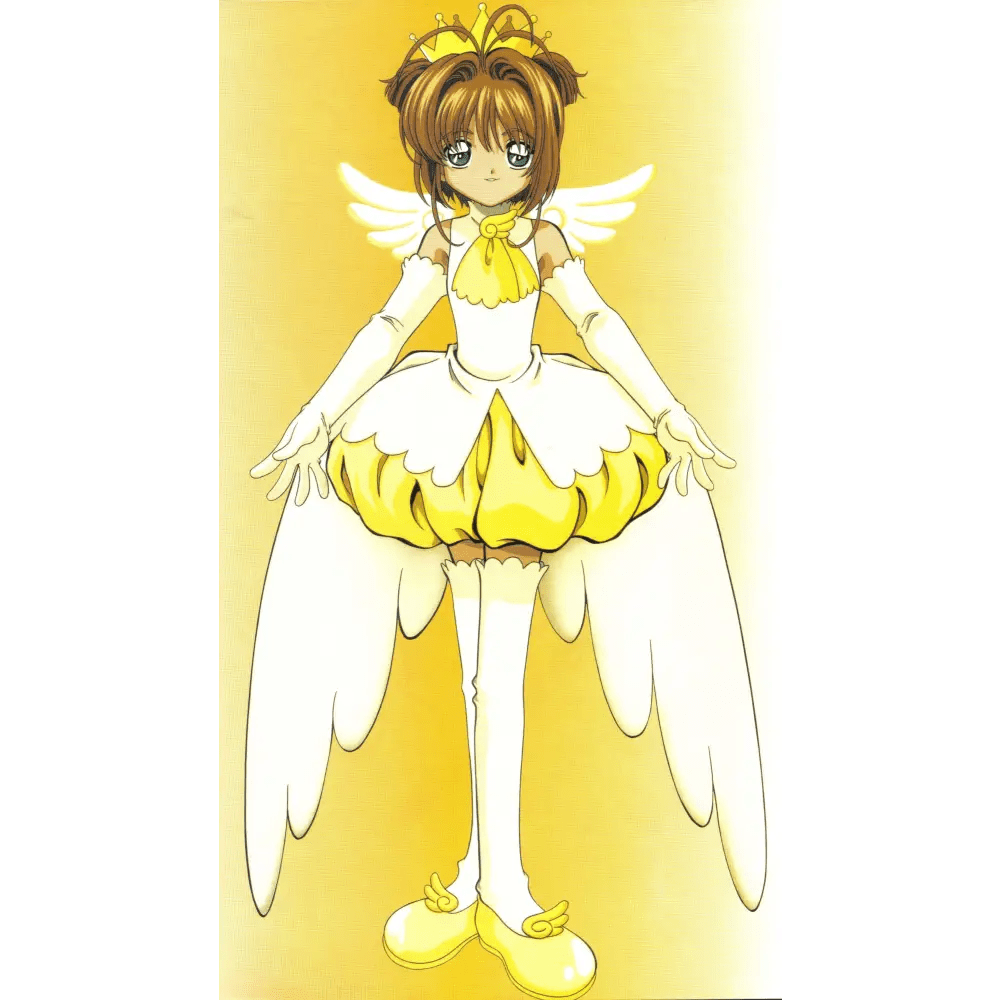 Yellow Card Captor Sakura Cosplay Costume in Premium Quality Materials - Cosparty