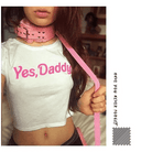 Yes Daddy Cropped Tees for Style and Comfort in Every Inch - Cosparty