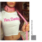 Yes Daddy Cropped Tees for Style and Comfort in Every Inch - Shirt