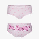 Yes Daddy Pastel Pink Polkadot Heart Panties - panties