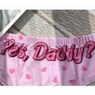 Yes Daddy Pastel Pink Polkadot Heart Panties - panties