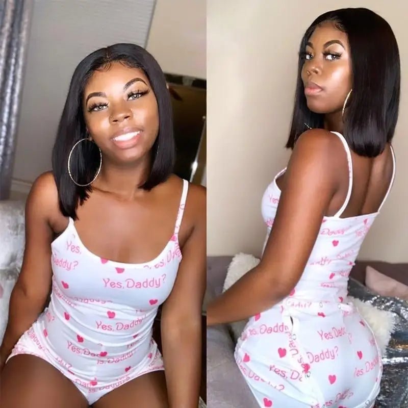 Yes Daddy Tank Top Bum - Flap Romper in Black or White - Cosparty