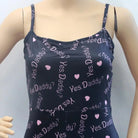 Yes Daddy Tank Top Bum-Flap Romper in Black or White - onesie