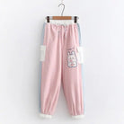 Yummy Bunny Cargo Joggers in Playful Pastel Colors - Cosparty