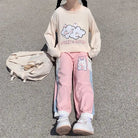 Yummy Bunny Cargo Joggers in Playful Pastel Colors - Cosparty