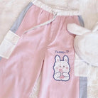 Yummy Bunny Cargo Joggers in Playful Pastel Colors - Cosparty