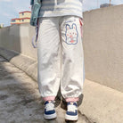 Yummy Bunny Cargo Joggers in Playful Pastel Colors - Cosparty