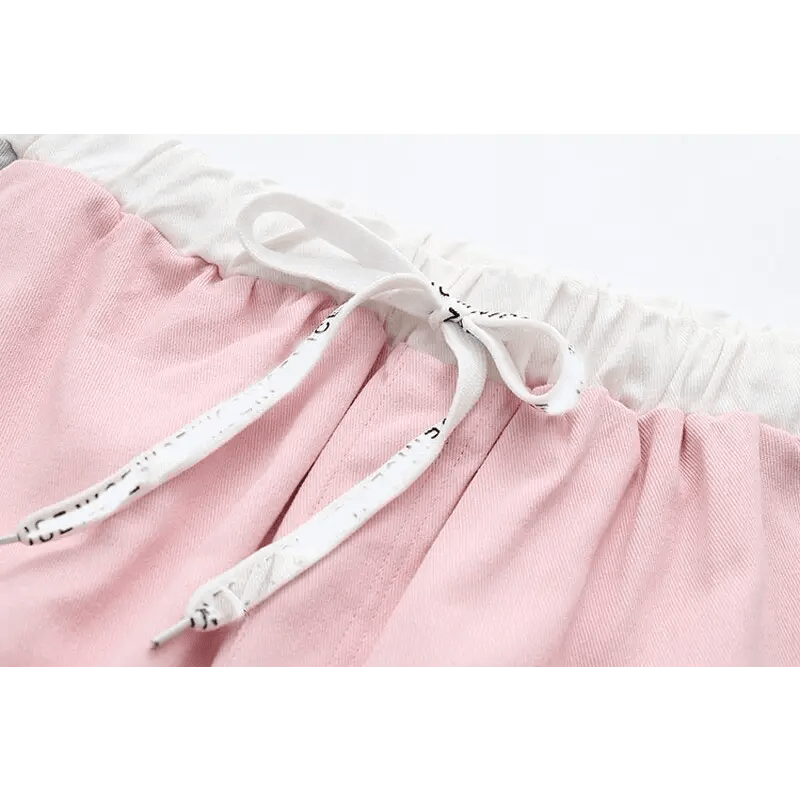 Yummy Bunny Cargo Joggers in Playful Pastel Colors - Cosparty