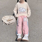 Yummy Bunny Cargo Joggers in Playful Pastel Colors - Cosparty